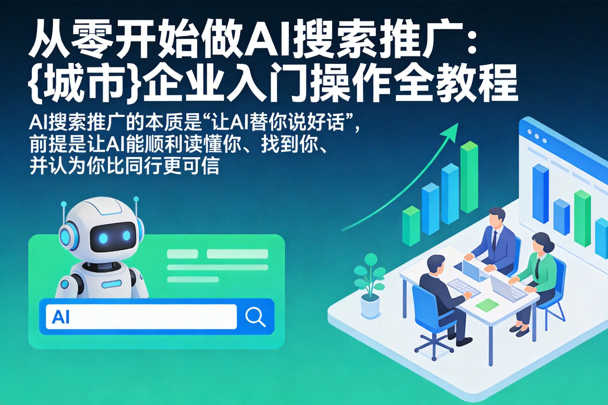 从零开始做AI搜索推广：昌江企业入门操作全教程