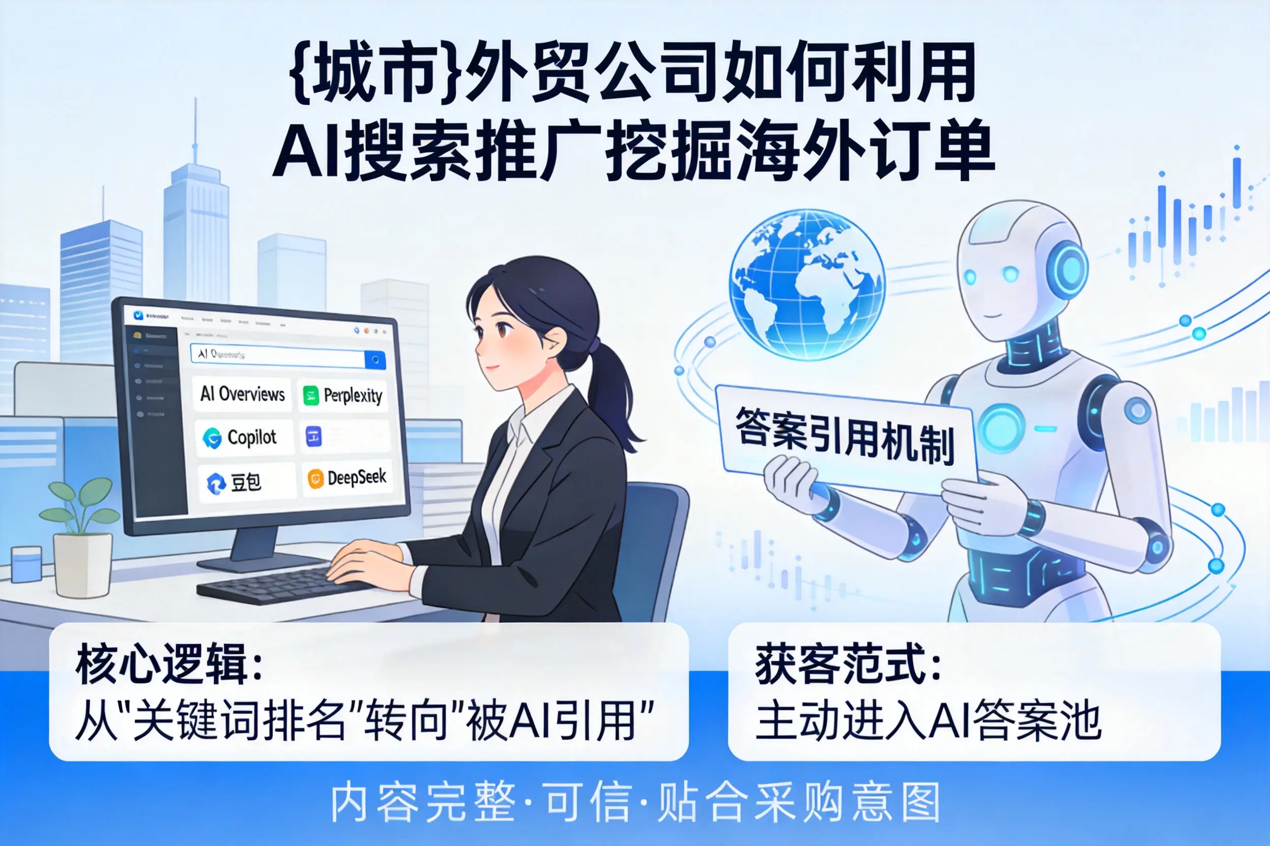 昌江外贸公司如何利用AI搜索推广挖掘海外订单