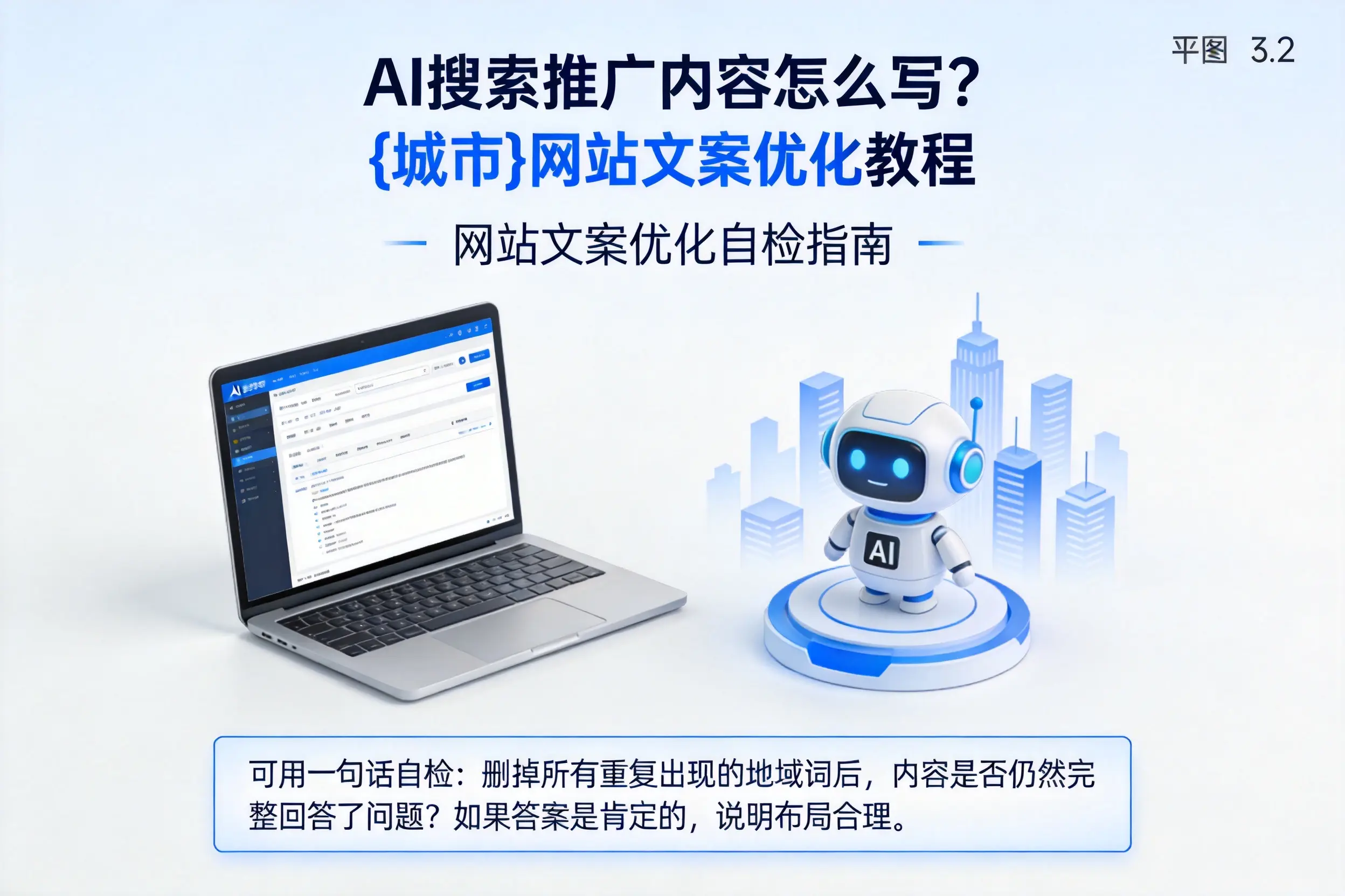 AI搜索推广内容怎么写？昌江网站文案优化教程