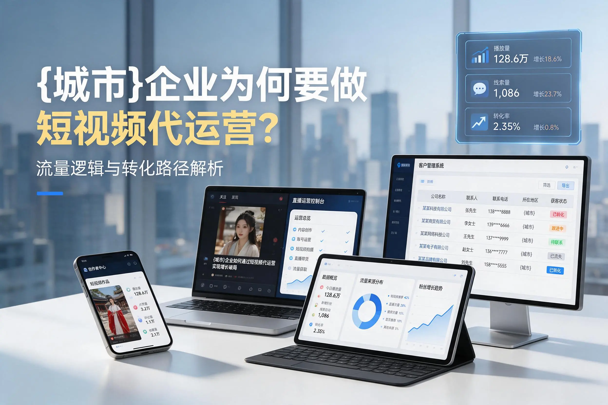昌江企业为何要做短视频代运营?流量逻辑与转化路径解析