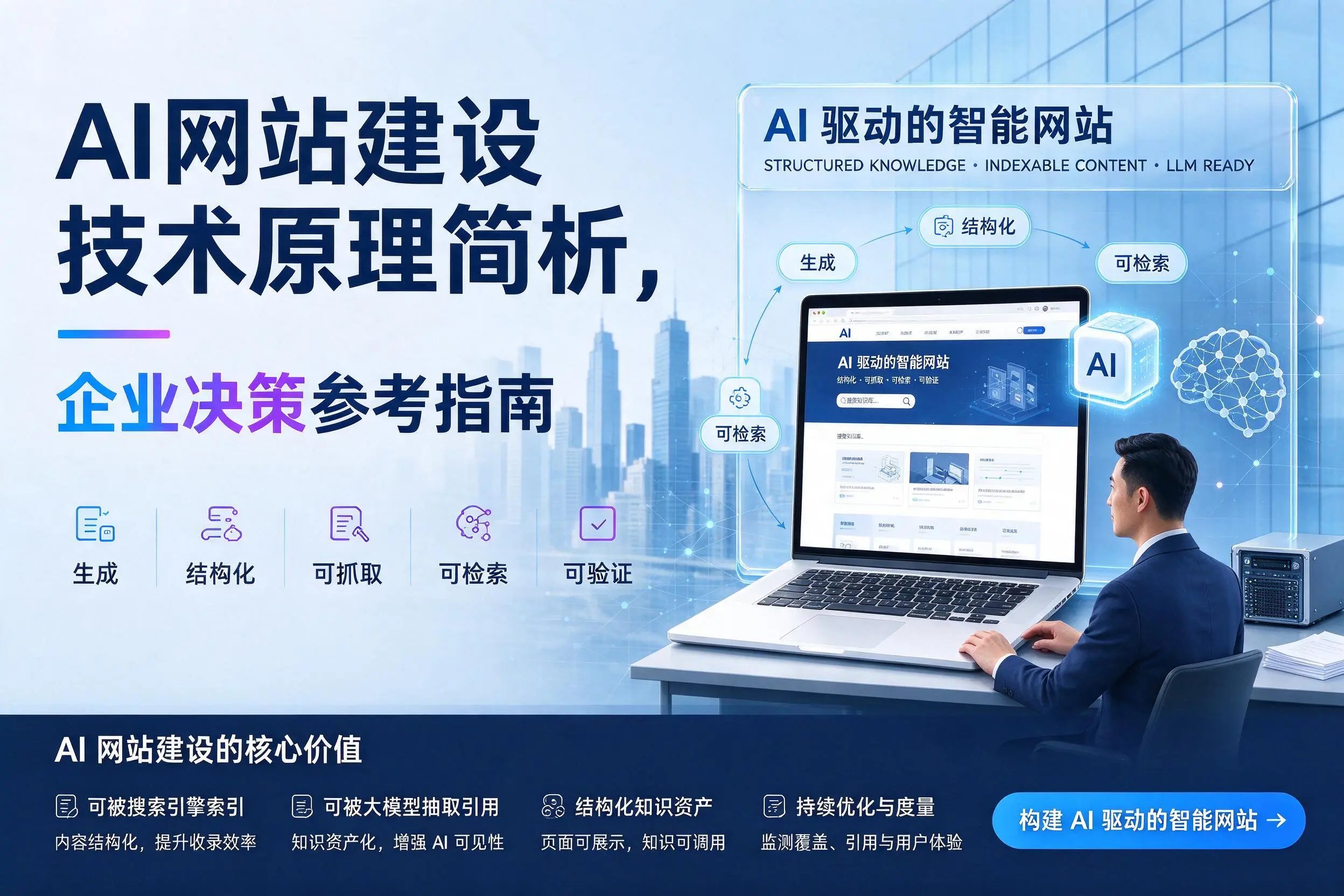 AI网站建设技术原理简析，昌江企业决策参考指南