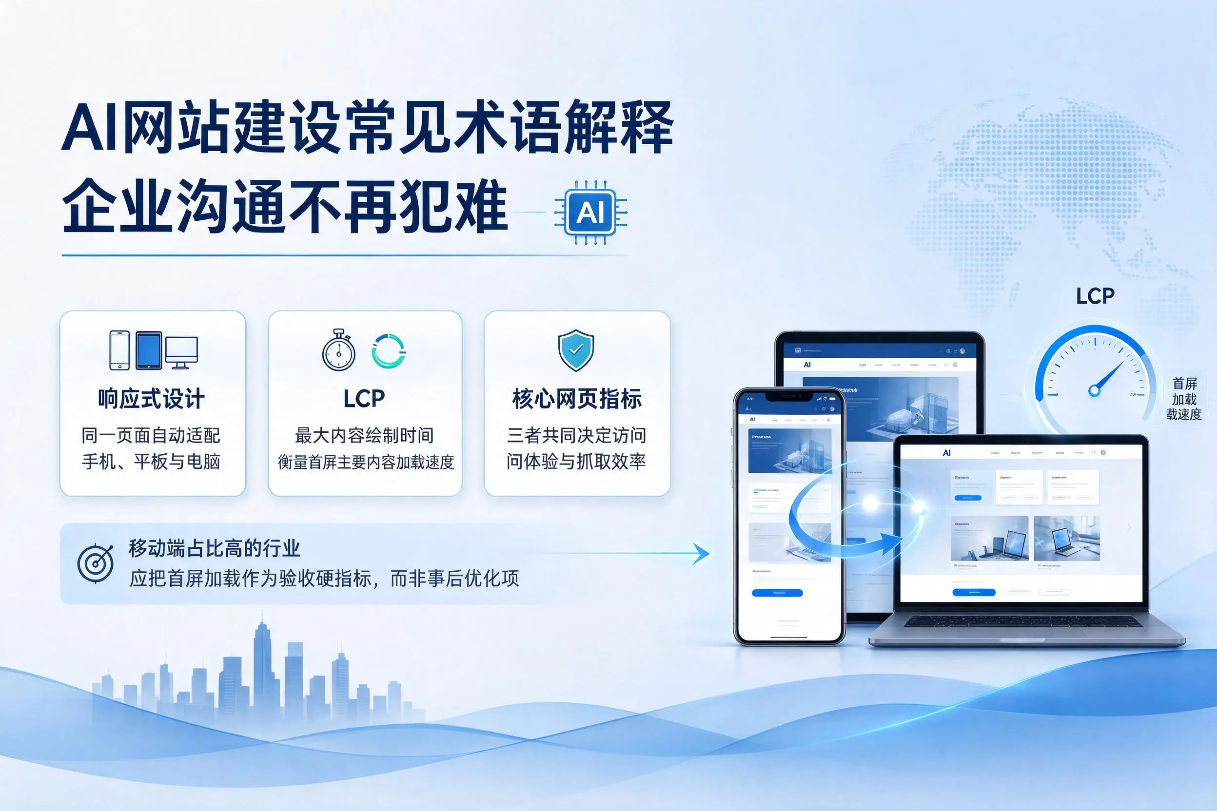 AI网站建设常见术语解释，昌江企业沟通不再犯难