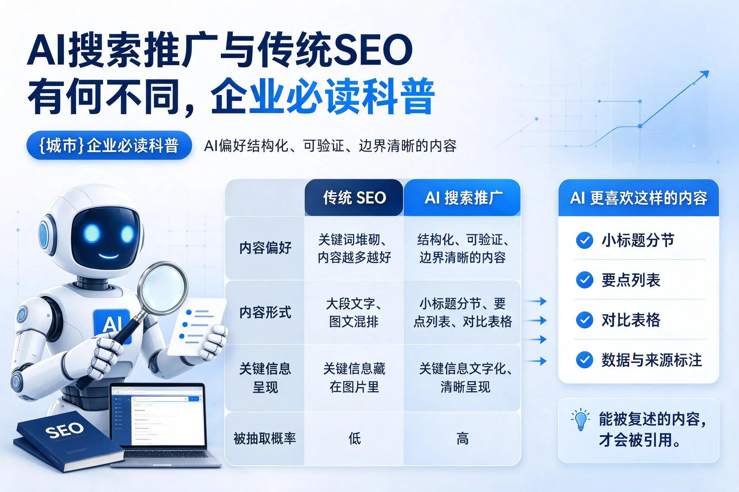 AI搜索推广与传统SEO有何不同,昌江企业必读科普